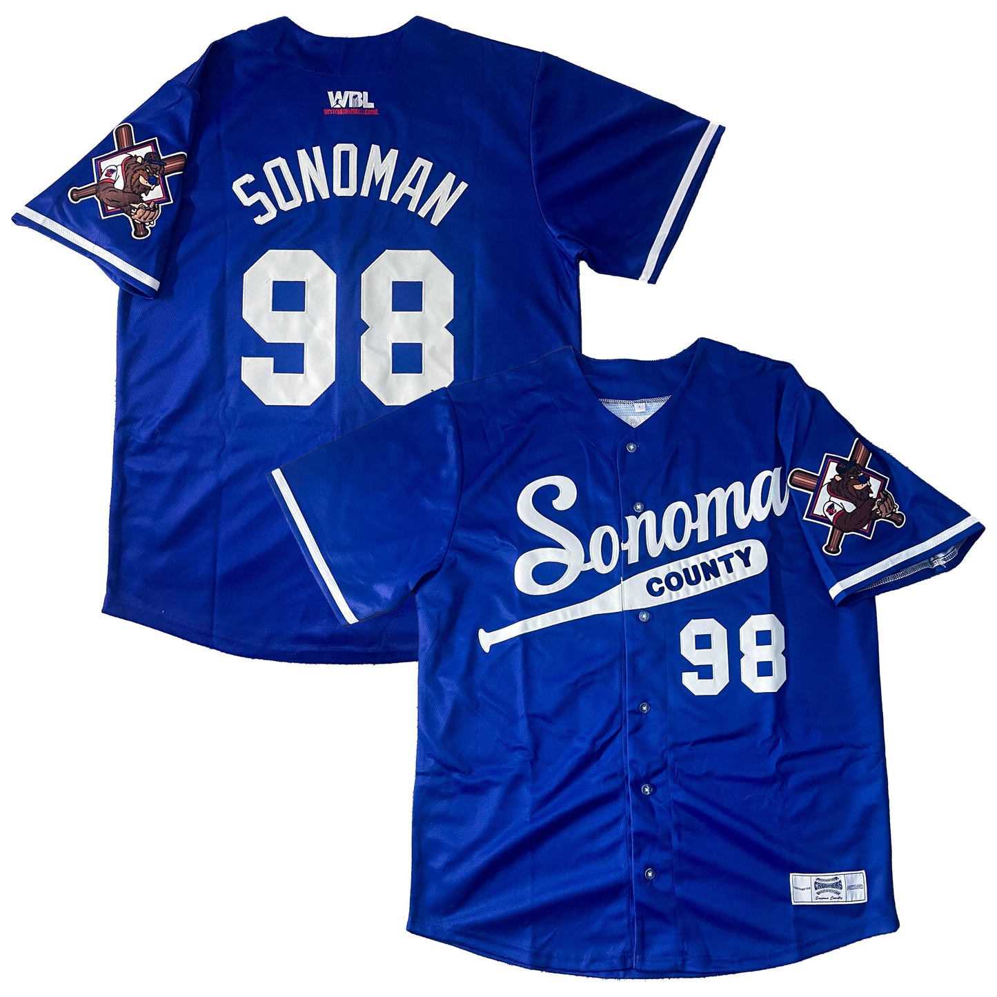 Crushers "Sonoma County" Jersey, Purple